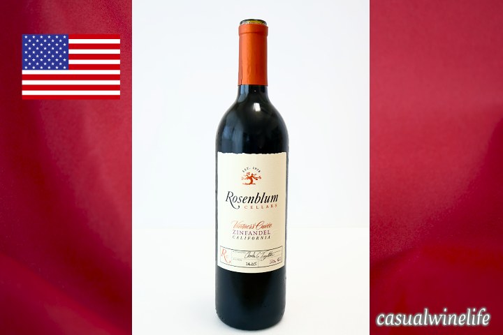 カルディ,kaldi,ローゼンブラム,ロット42,Rosenblum,Rosenblum Vintners ZINFANDEL,赤ワイン,ジンファンデル,アメリカ,カリフォルニアワイン,おすすめ,レビュー,味,感想,口コミ,ワインブログ,カジュアルワイン生活