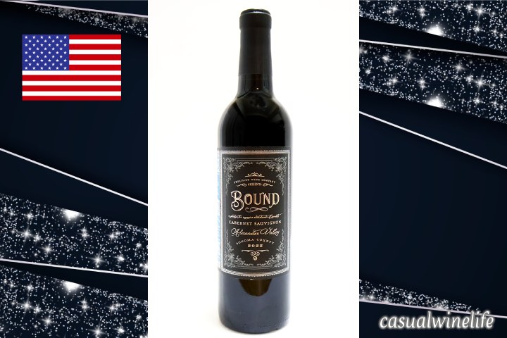 BOUND ALEXANDER VALLEY CABERNET SAUVIGNON,バウンド・アレキサンダー・ヴァレー・カベルネ・ソーヴィニヨン,2022,アメリカ,カリフォルニア,カリフォルニアワイン,アレキサンダー・ヴァレー,カベルネソーヴィニヨン,赤ワイン,ワイン,赤,レビュー,感想,口コミ,ワインブログ,カジュアルワイン生活