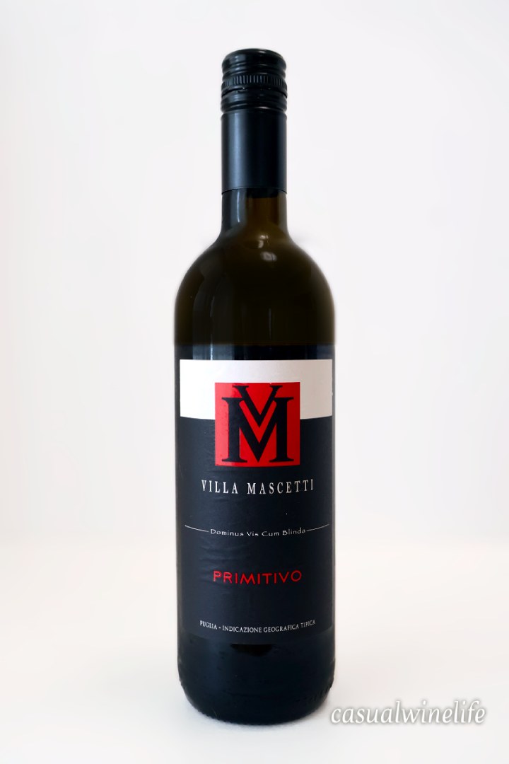 カルディ,kaldi,カルディのワイン,ヴィッラ・マシェッティ,Villa Mascetti,Primitivo,プリミティーヴォ,イタリア産,イタリア産ワイン,赤ワイン,ミディアムボディ,中重口,おすすめ,レビュー,味,感想,口コミ,ワインブログ,カジュアルワイン生活