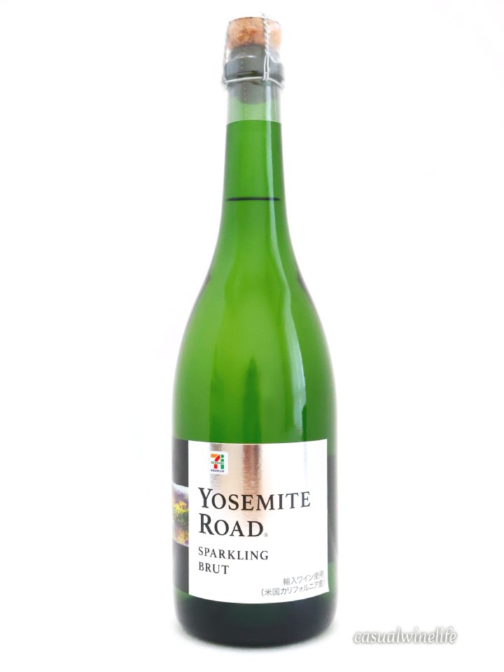 セブンイレブン,セブンプレミアム,７プレミアム,セブンアンドアイ,ワイン,ヨセミテロード,白,スパークリング,スパークリングワイン,シャルドネ,セブンイレブン限定ワイン,コンビニで買えるワイン,コンビニワイン,格安ワイン,おすすめ,レビュー,感想,口コミ,ワインブログ,カジュアルワイン生活